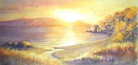 Study for 'Sunset'